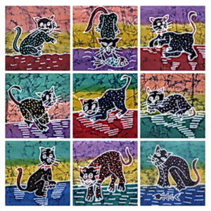CT6INCH2 COLLAGE PLAYFUL CATS
