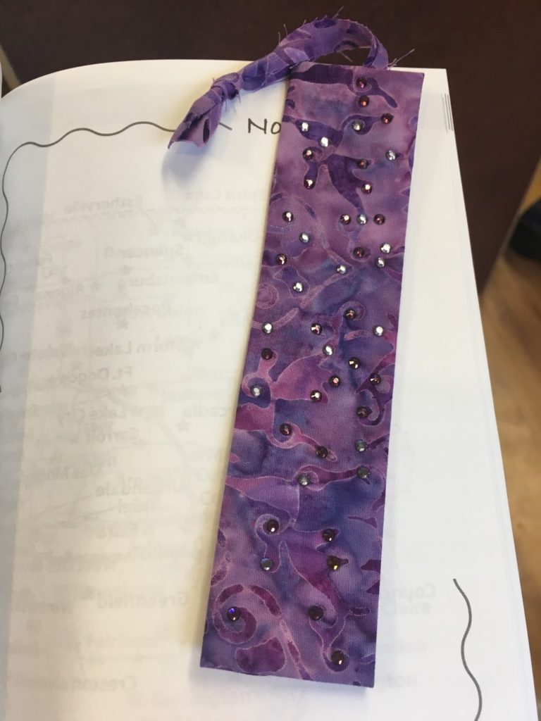 finished bookmark